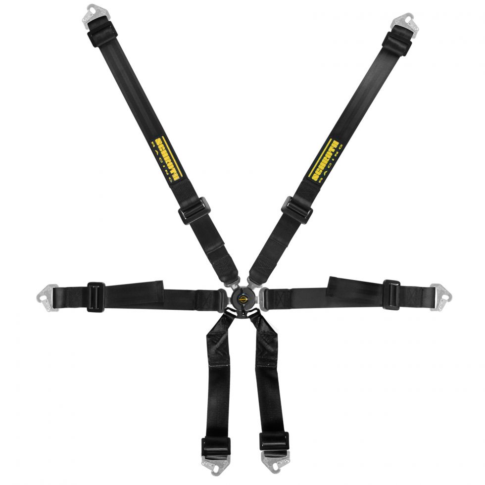 SCHROTH 94570A-0 Ремінь безпеки Clubman 2x2 6-точковий, чорний Photo-0