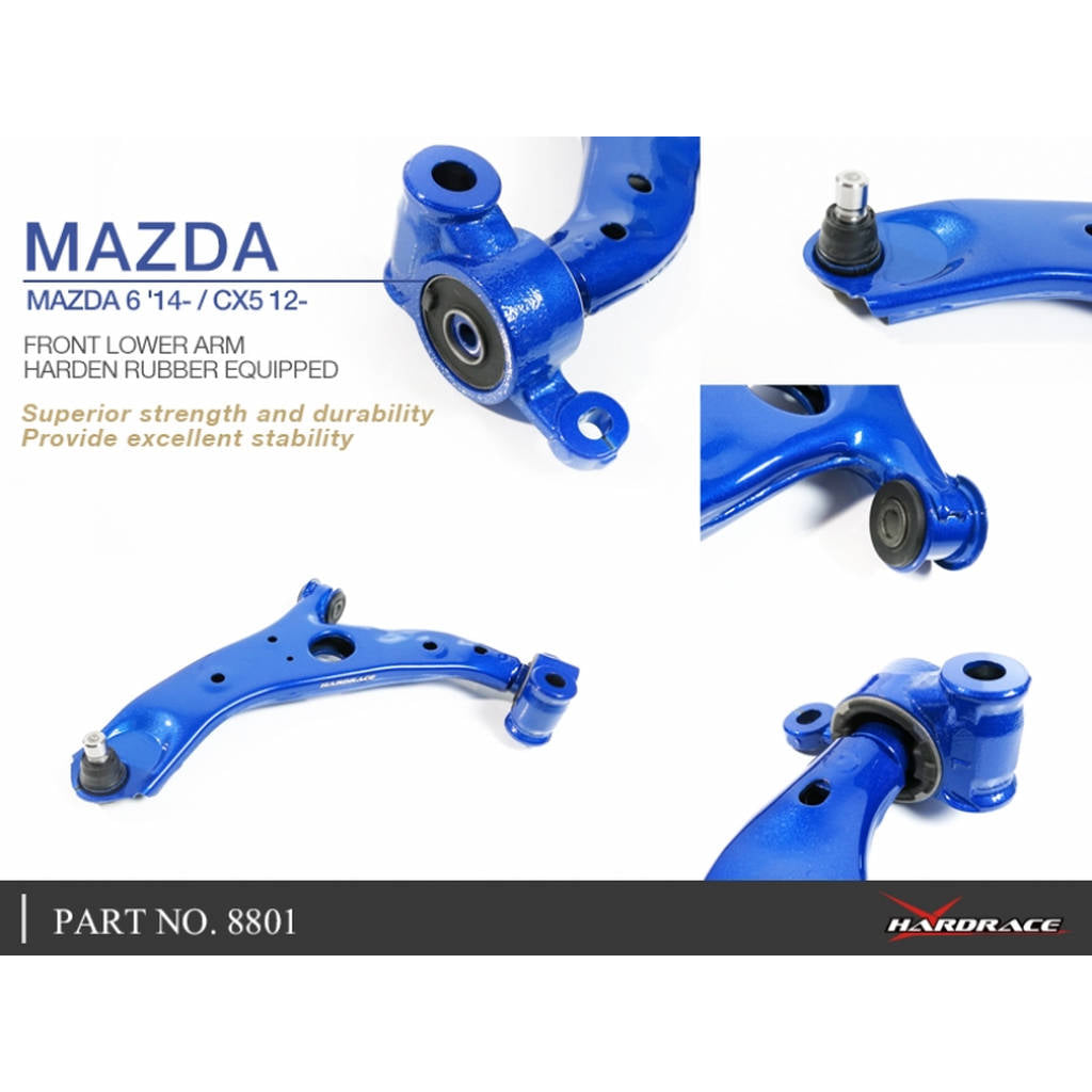 HARDRACE 8801 Передній нижній важіль для MAZDA 6/ATENZA 3rd GJ 2014- MAZDA CX-5 KE 2012 Photo-4