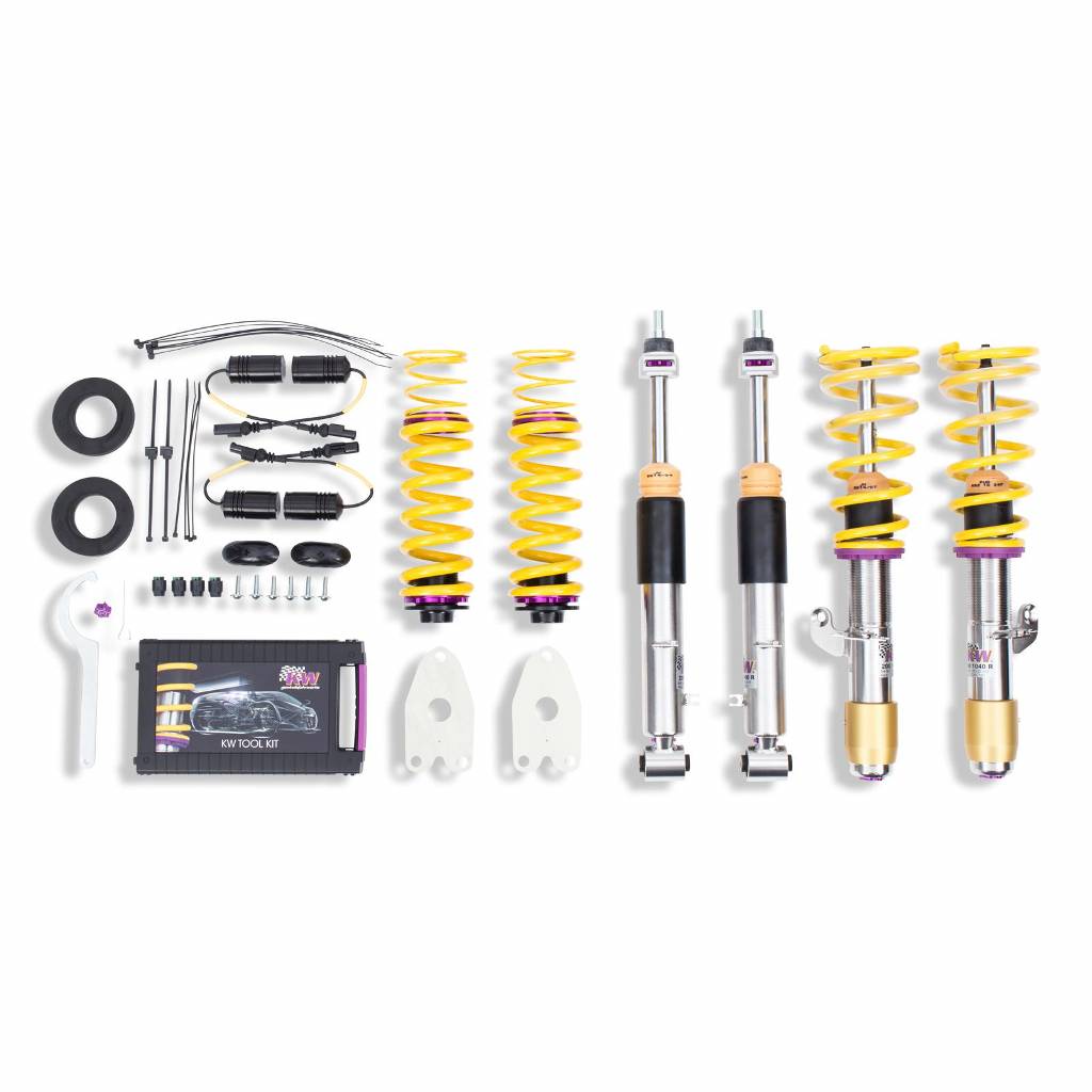 KW 352200AP Комплект койловерів INOX V3 (включаючи деактивацію електронних амортизаторів) для BMW M3 (F80) / M4 (F82) 2014-2020 Photo-0