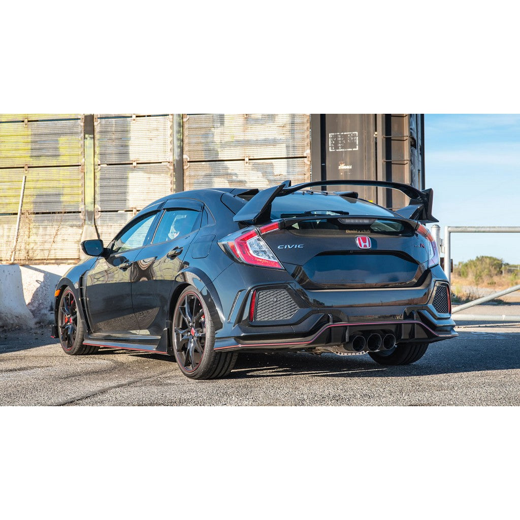 BORLA 140738CB Вихлопна система ATAK 2.75 "для CIVIC TYPE R '17 -'18 2.0L (Ceramic Black tips) Photo-1