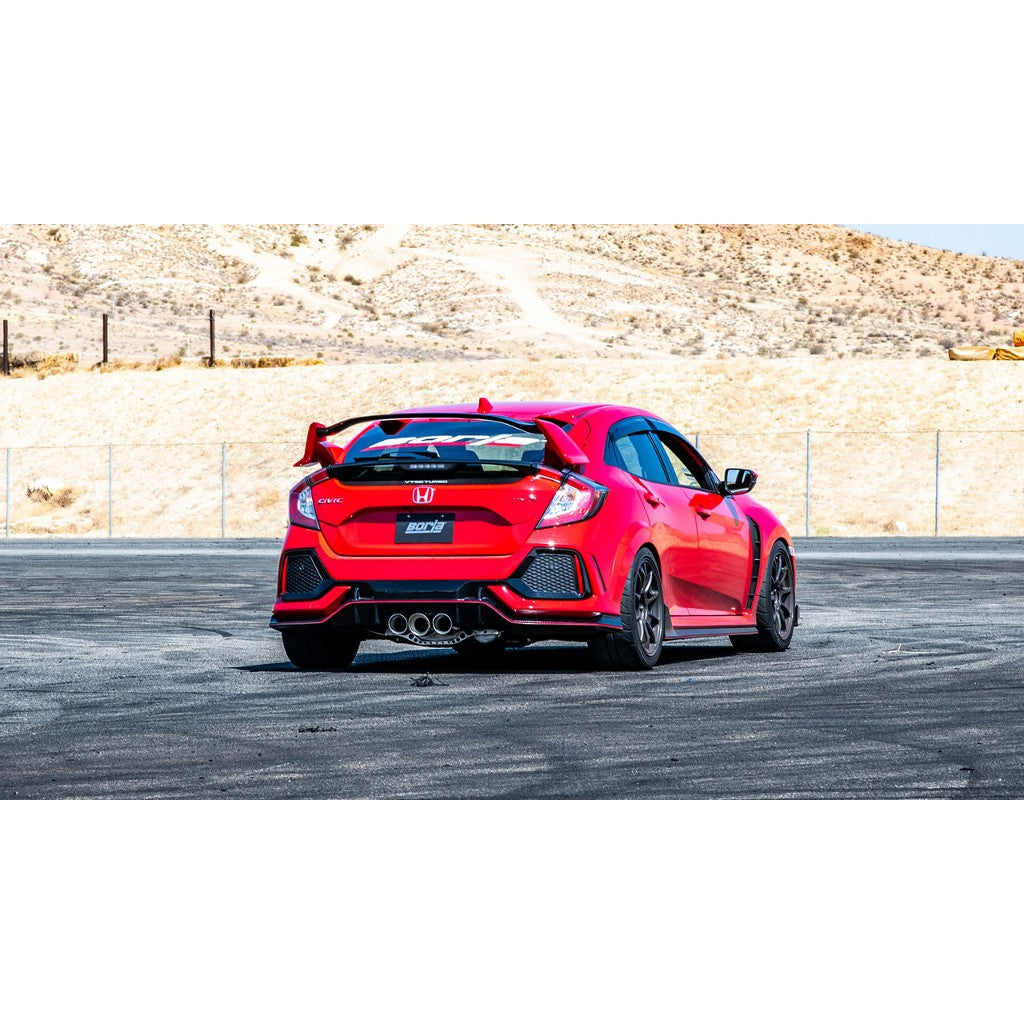 BORLA 140738 Вихлопна система ATAK 2.75 "для CIVIC TYPE R '17 -'18 2.0L Photo-2