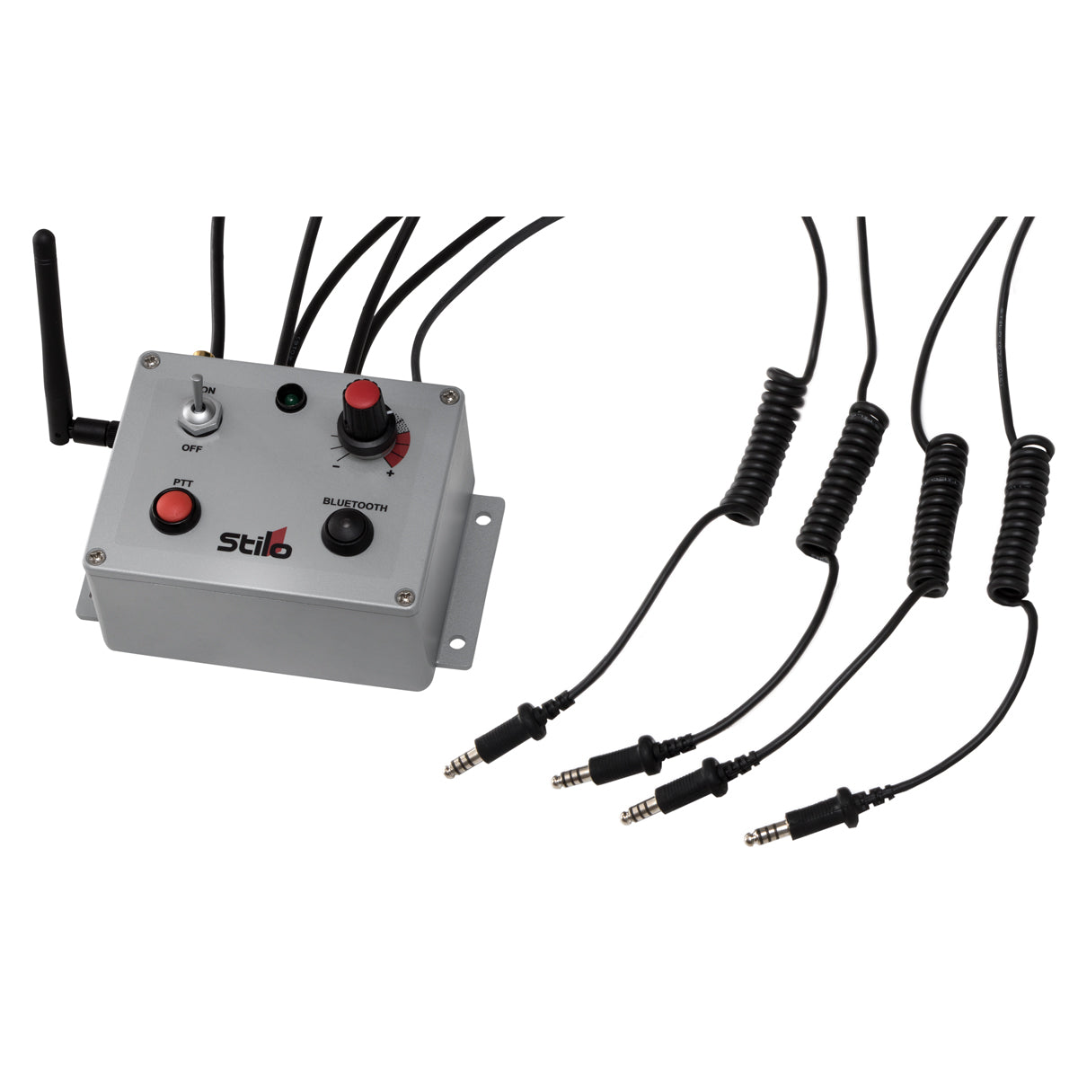 STILO DB0203 Переговорний пристрій Offshore на 4 шолома, водостійке, радіозв'язок, кнопка PTT, BT Photo-0