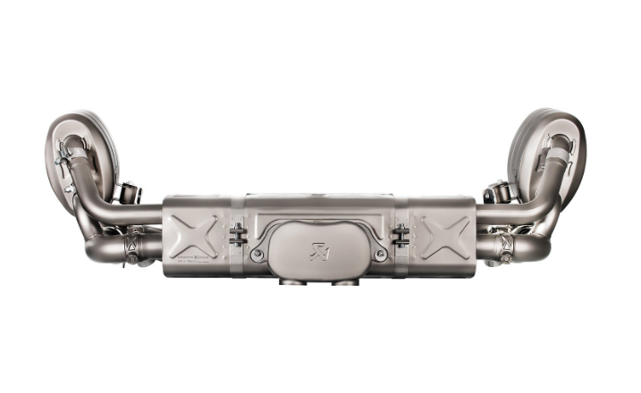 AKRAPOVIC TP-PO991GT3/BOX Резонатор (Titanium) з проклад. і хомутами для PORSCHE 911 GT3 (991.2) Photo-1