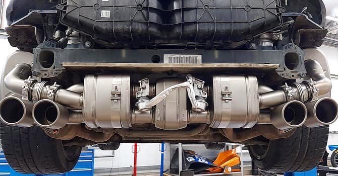 AKRAPOVIC S-PO991SO-HT/1 Задня частина вихлопної системи Slip-On PORSCHE 911 Carrera S/4/4S/GTS (991) Photo-3