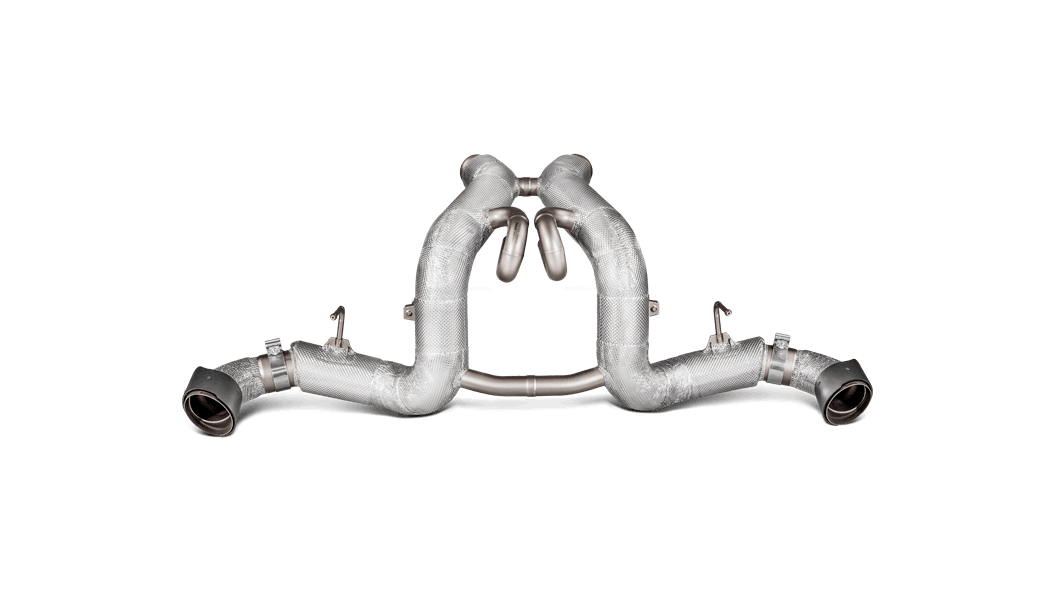 AKRAPOVIC S-MC/TI/3 Задня частина вихлопної системи Slip-On MCLAREN 570S/570S SPIDER/570GT 2016 Photo-1