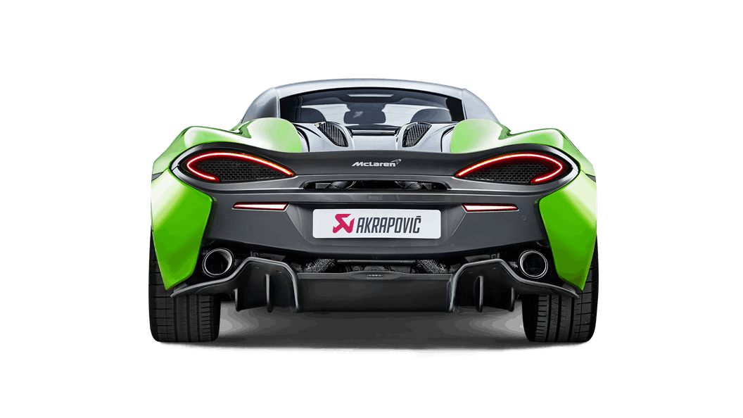 AKRAPOVIC S-MC/TI/3 Задня частина вихлопної системи Slip-On MCLAREN 570S/570S SPIDER/570GT 2016 Photo-3