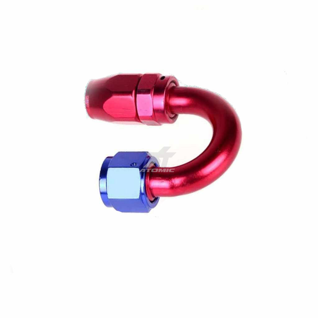 ARD ARE0209-1808-RED/BLU Фітинг AN8 180° червоний/синій Photo-0