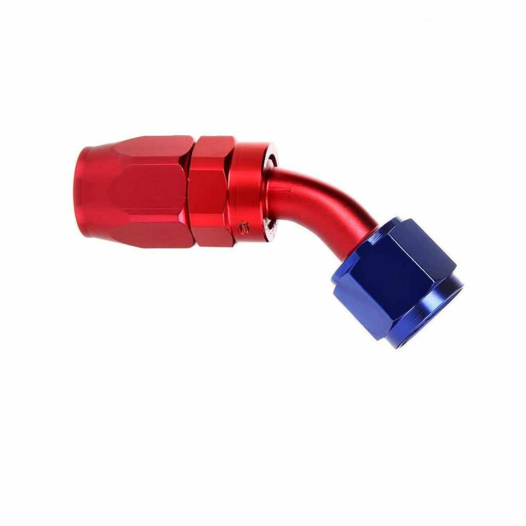 ARD ARE0209-4508-RED/BLU Фитинг AN8 45° красный/синий Photo-0