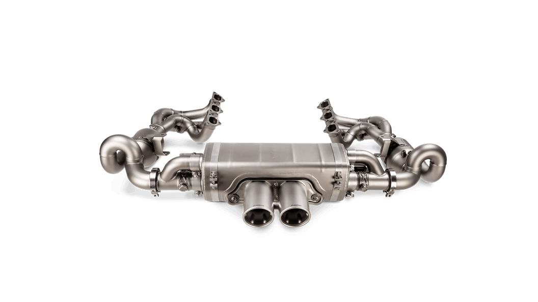 AKRAPOVIC E-PO/T/7 Комплект випускних колекторів Evolution (титан) для PORSCHE 911 GT3 / GT3 TOURING (992) 2021-2024 Photo-1