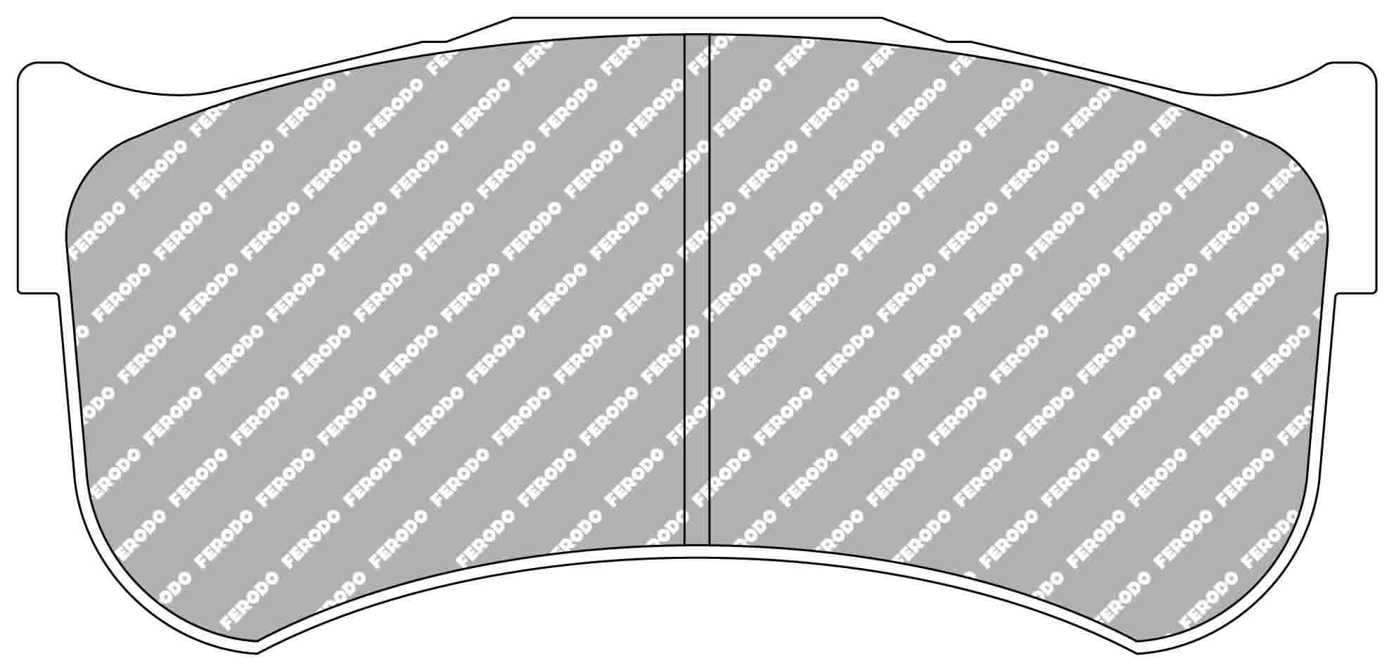 FERODO FRP3128GB Передні гальмівні колодки DS3.12 для AUDI R8 GT4 / FERRARI 488 GT3 / LAMBORGHINI Huracan GT3 Photo-0