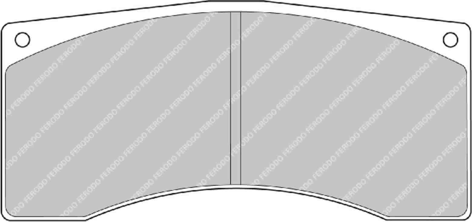 FERODO FRP1078GB Задні гальмівні колодки DS3.12 для PORSCHE 911 GT3 R (992) / LAMBORGHINI Huracan GT3 Evo2 Photo-0