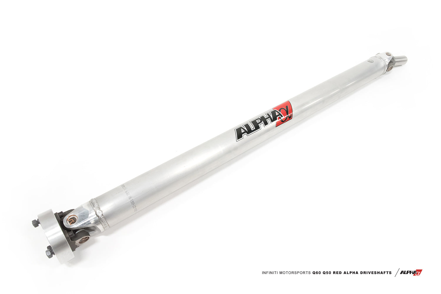AMS ALP.28.03.0002-2 ALPHA Performance INFINITI RWD Q50/Q60 1-Piece Dampened 3.5 "Carbon Fiber Photo-0