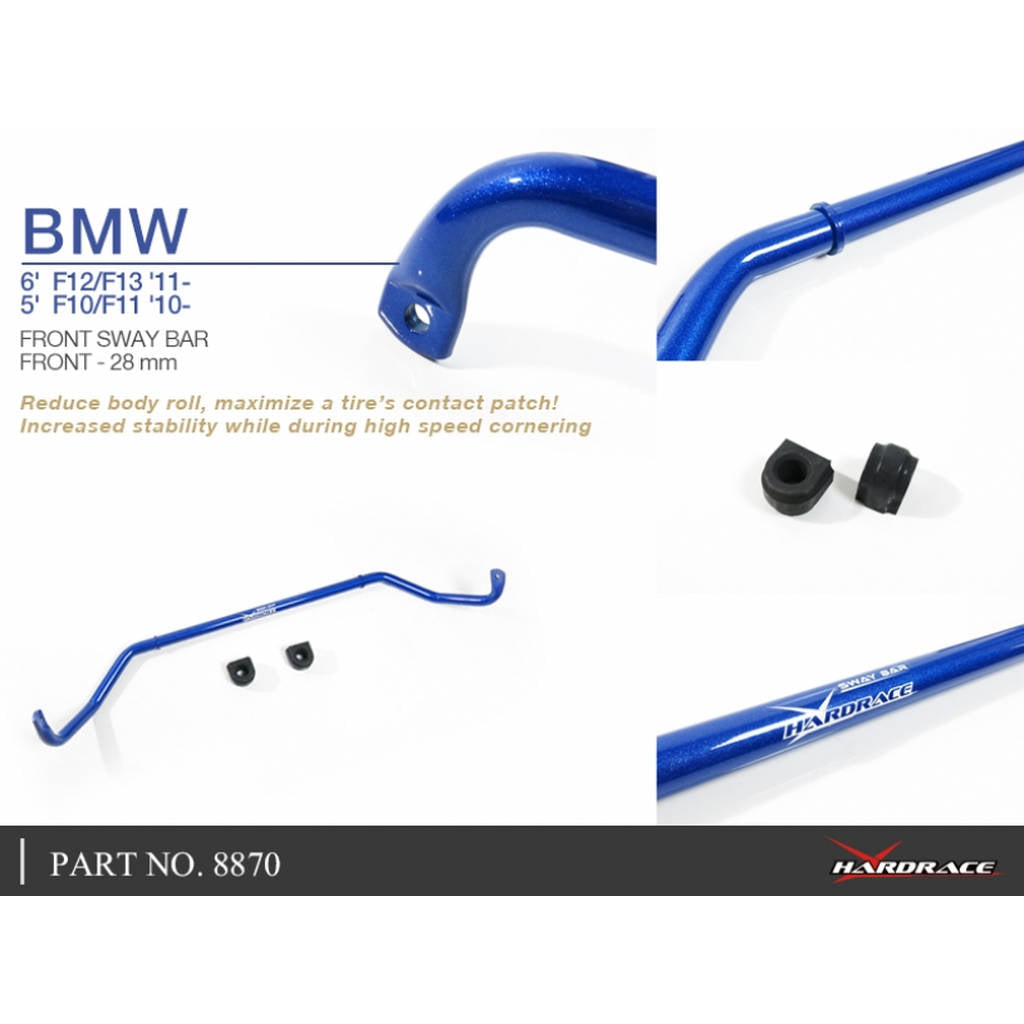 HARDRACE 8870 FRONT Стабілізатор (28 mm 3 PCS/SET) for BMW F10/F11/F07/F12/F13 Photo-5