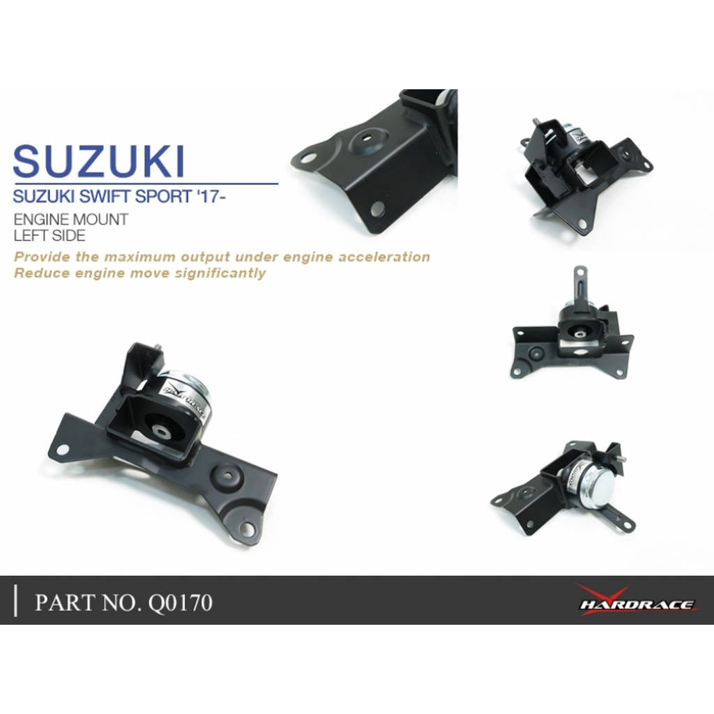 HARDRACE Q0170 Кріплення двигуна ліве 1 шт для SUZUKI SWIFT SPORT 17- Photo-4