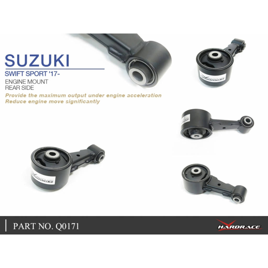 HARDRACE Q0171 Кріплення двигуна заднє 1 шт для SUZUKI SWIFT SPORT 17- Photo-4