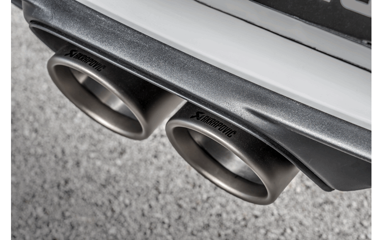 AKRAPOVIC TP-T/S/17 Насадки вихлопної системи Tail pipe (Titanium) для PORSCHE 911 GT3 (991.2) 2018 Photo-1