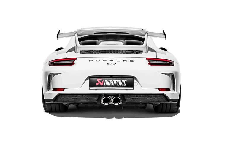 AKRAPOVIC DI-PO/CA/6/G Задній дифузор (Carbon High Gloss) для PORSCHE 911 GT3 (991.2) 2018 Photo-2