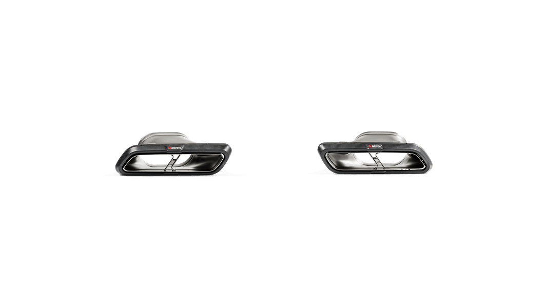 AKRAPOVIC TP-CT/46/G Насадки вихлопної системи (Carbon) High Gloss для MERCEDES-Benz AMG E63/E63S (W213) Photo-1
