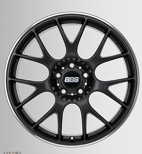 BBS 0360416# Колісний диск CH-R CH133 Satin Black 9x18 PCD 5x120 ET44 CB82,0 PFS Photo-1