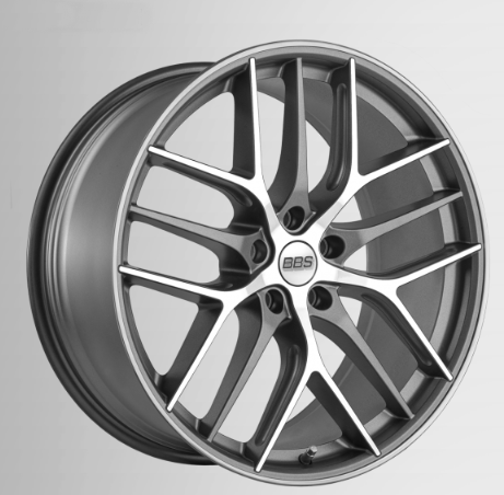 BBS 10020541 Колісний диск CC-R CC0504 Graphite Diamond Cut 10,5x20 PCD 5x114,3 ET45 CB82,0 PFS Photo-0