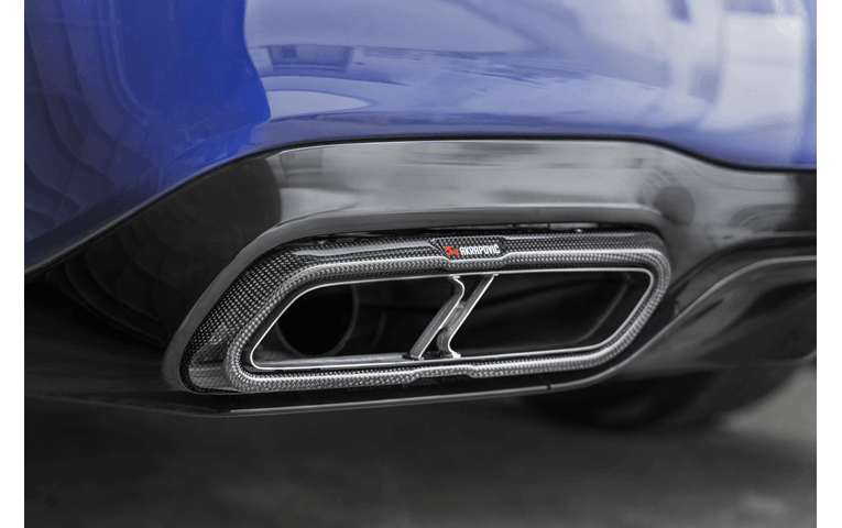 AKRAPOVIC TP-CT/46/G Насадки вихлопної системи (Carbon) High Gloss для MERCEDES-Benz AMG E63/E63S (W213) Photo-2