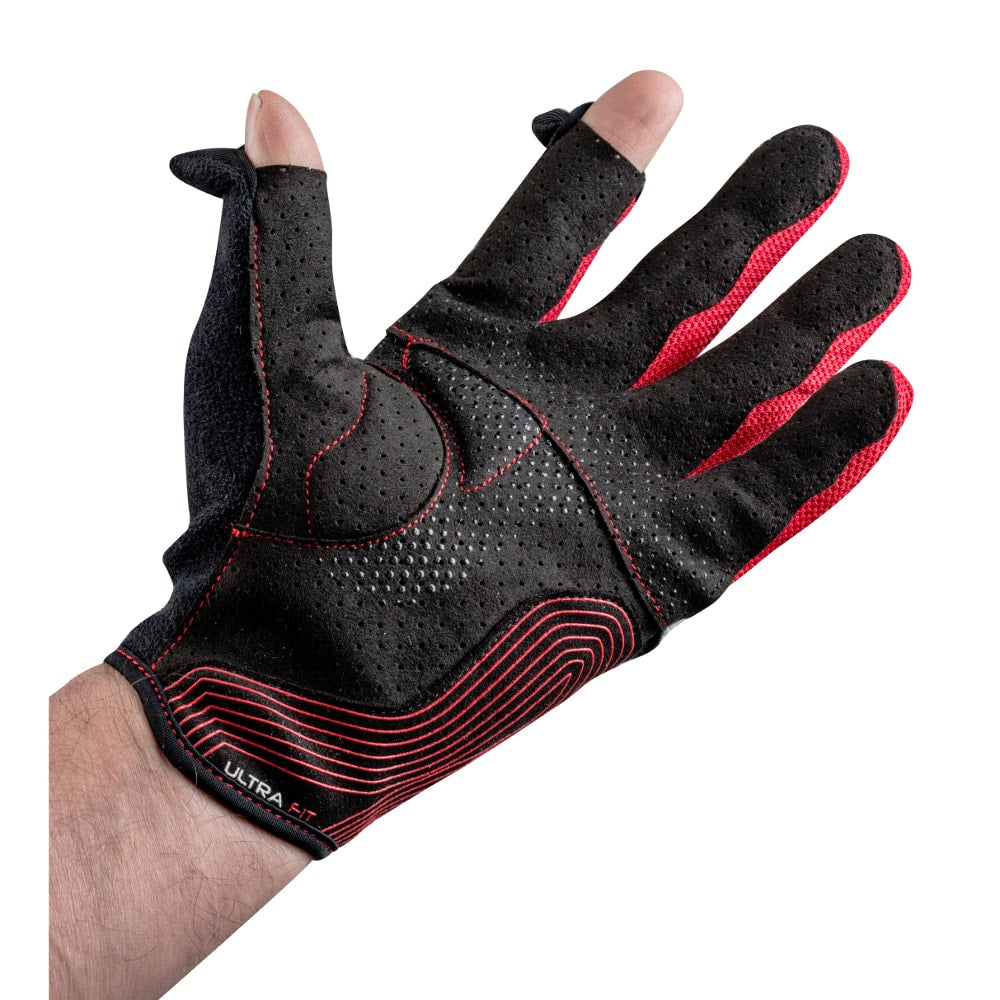 SPARCO 002094NRRS08 Рукавички для автосимуляторів HYPERGRIP, чорний/червоний, розмір 08 Photo-2