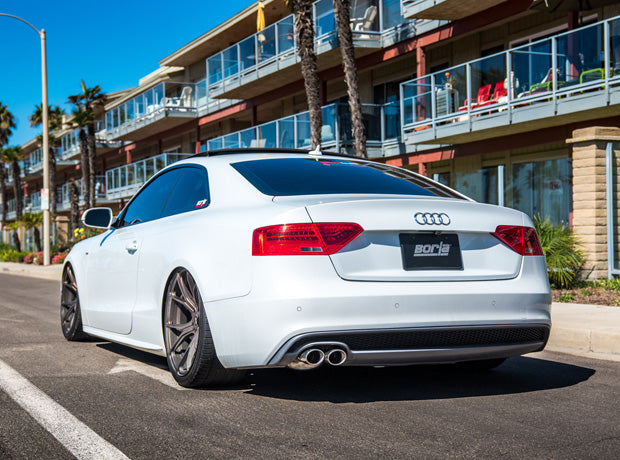 BORLA 140733 Вихлопна система S-TYPE TIP 3.5 "X 2.75" OV X 3.96 для AUDI A5 2.0L I4 TURBO Photo-1