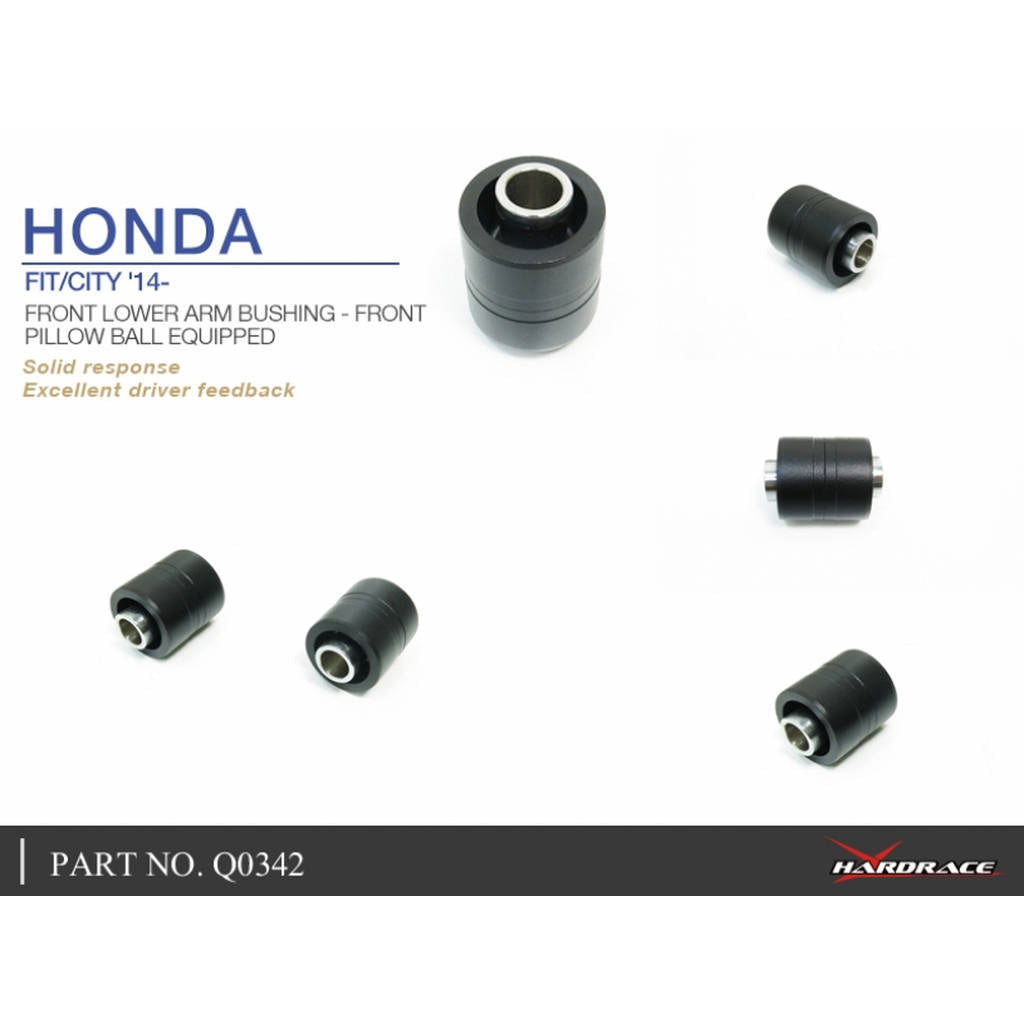HARDRACE Q0342 Втулка переднього нижнього важеля - FRONT 2 шт для HONDA FIT/CITY 08- Photo-4