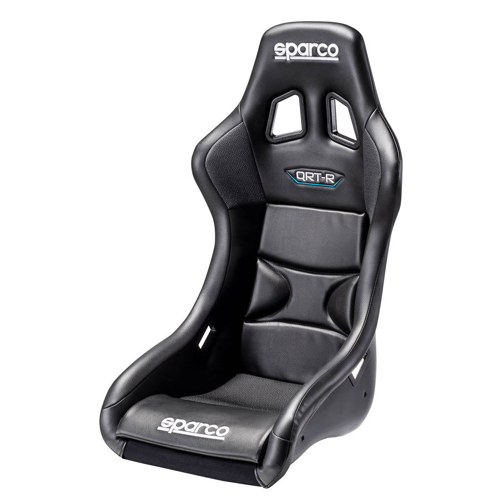 SPARCO 008012RNRSKY Крісло/сидіння для автоспорту QRT-R, FIA 8855-1999, вініл, чорний Photo-0