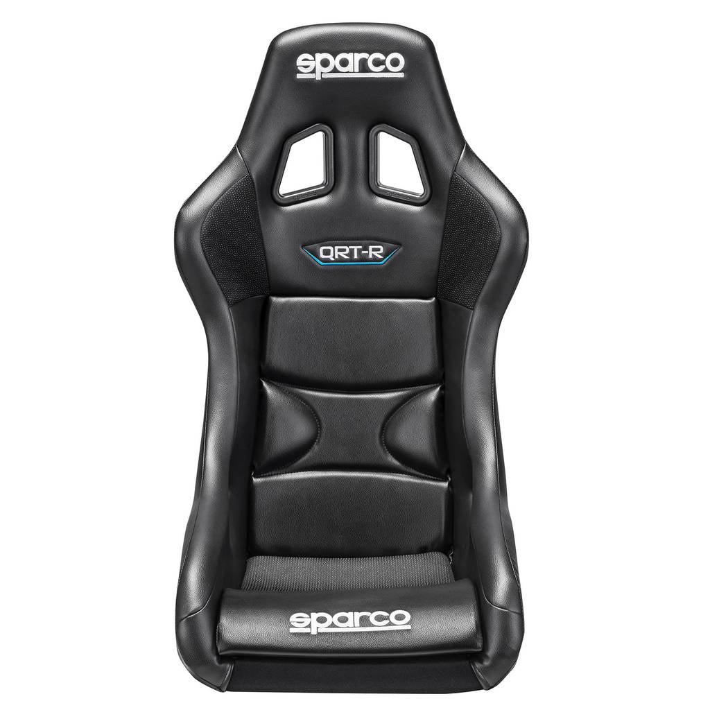 SPARCO 008012RNRSKY Крісло/сидіння для автоспорту QRT-R, FIA 8855-1999, вініл, чорний Photo-2
