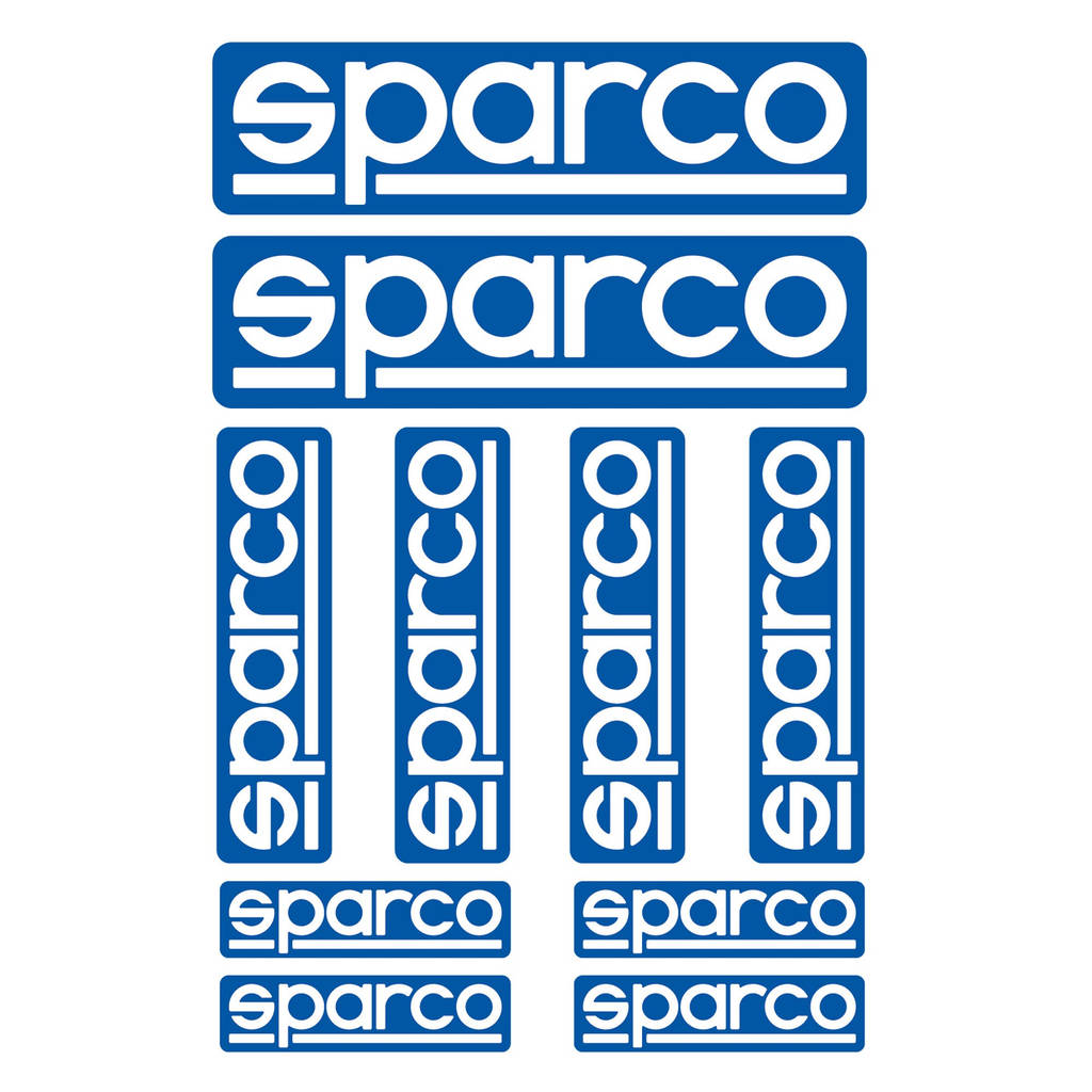 SPARCO 09003 Комплект наклейок SPARCO, 10 штук Photo-0