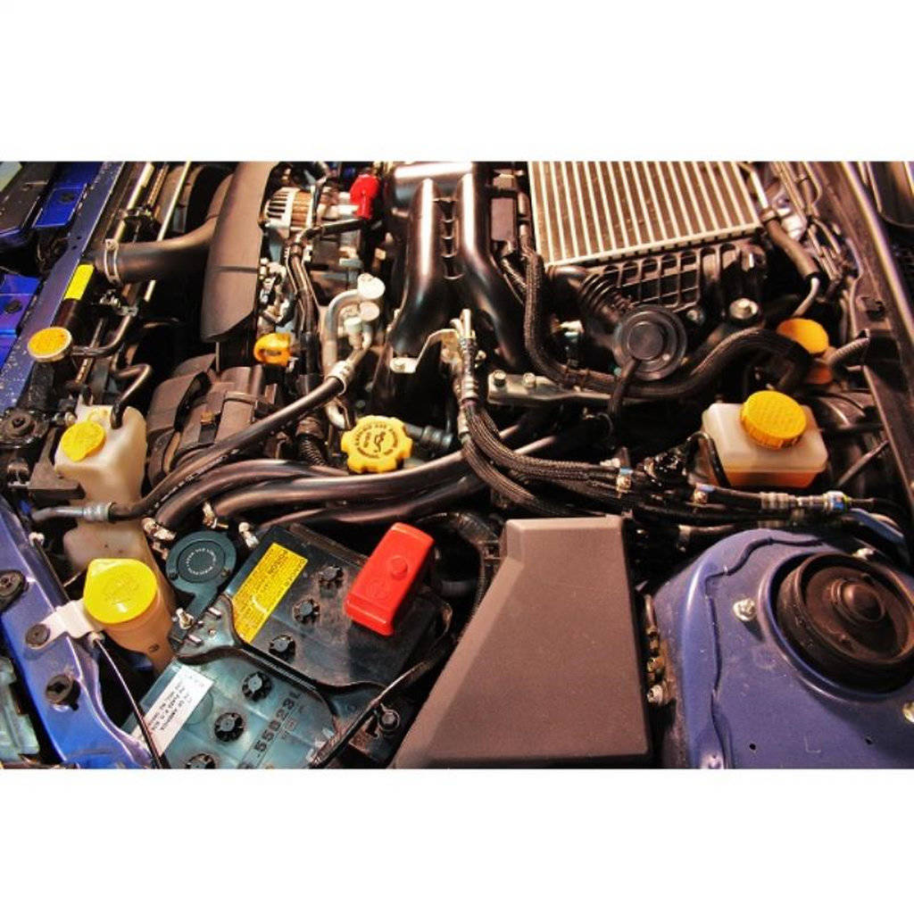 MISHIMOTO MMBCC-WRX-08SBE Система маслозбірника з перегородками для SUBARU WRX, чорна Photo-5