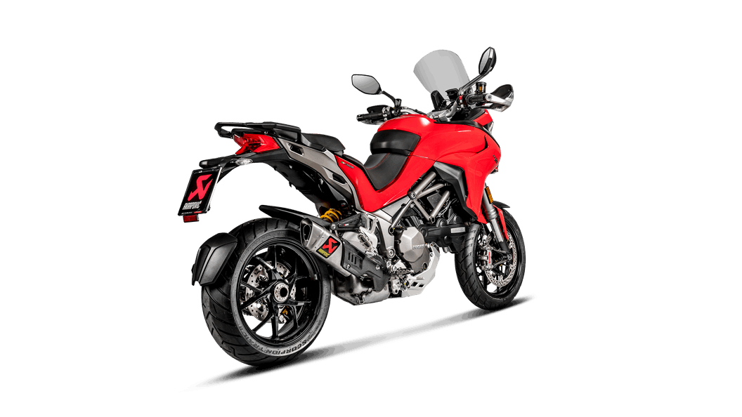 AKRAPOVIC S-D12SO9 - Hapt Вихлопна система Slip-On Line (Titanium) DUCATI MULTISTRADA 1200 2017 Photo-1