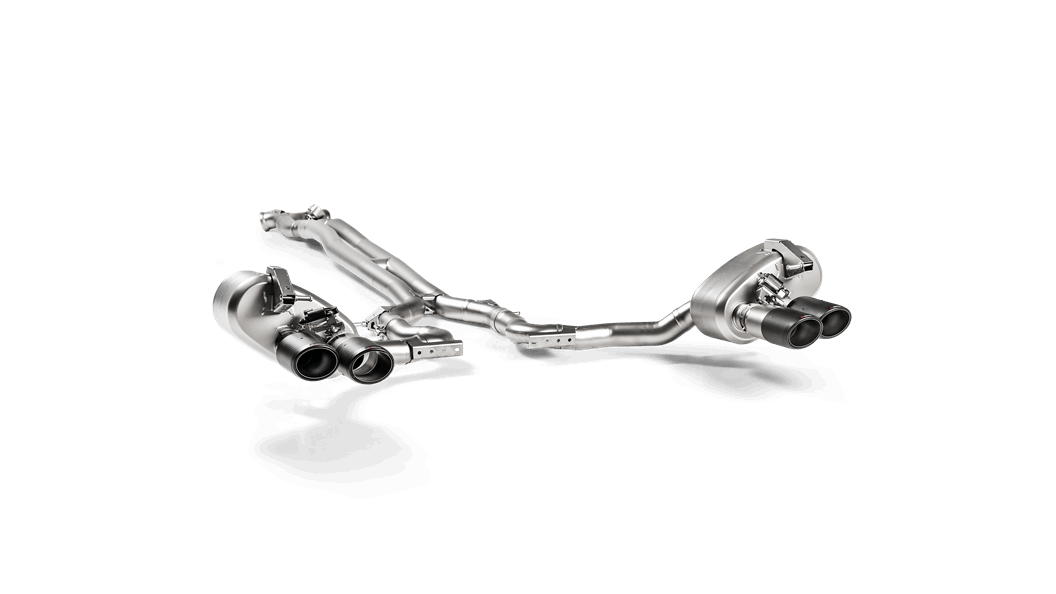 AKRAPOVIC S-PO/TI/9H Вихлопна система Evolution Line (Titanium) для PORSCHE Panamera Turbo/Turbo S Photo-0