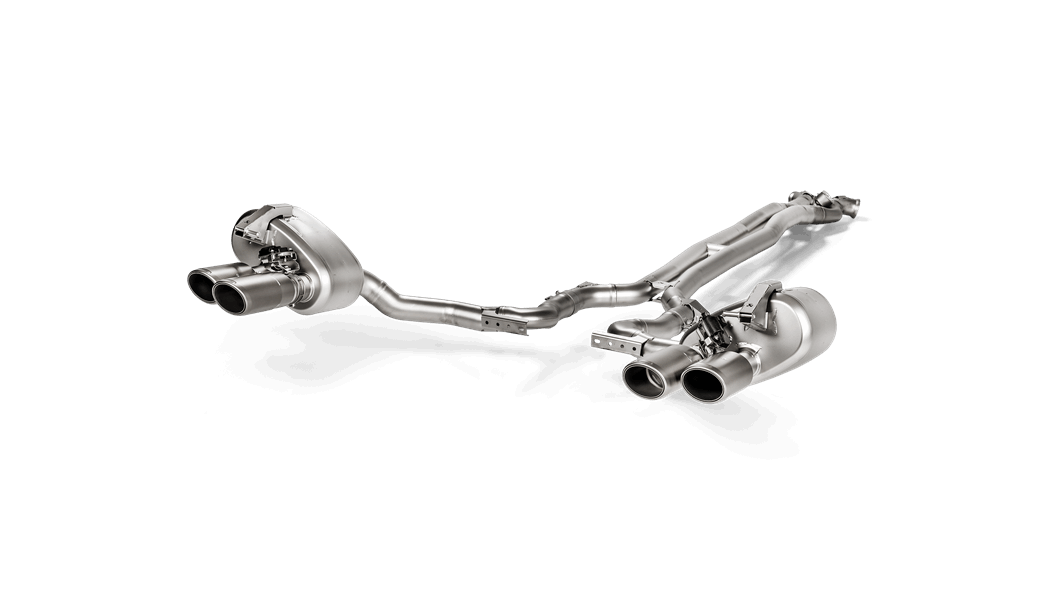 AKRAPOVIC S-PO/TI/9H Вихлопна система Evolution Line (Titanium) для PORSCHE Panamera Turbo/Turbo S Photo-1