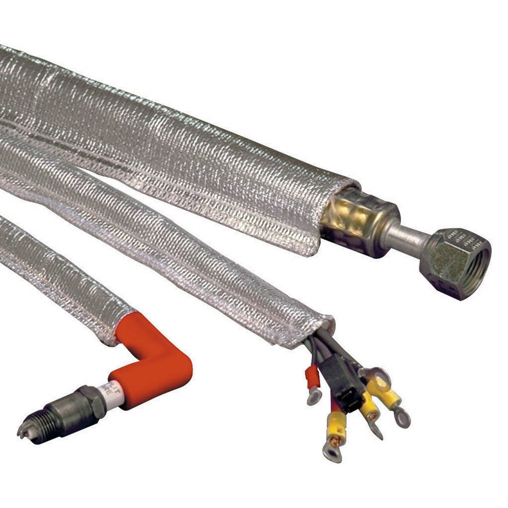 DEI 010419B50 Термозащита шлангів та проводів Heat Sheath, 2.54см х 15.24м (1 "x 50ft) Photo-1