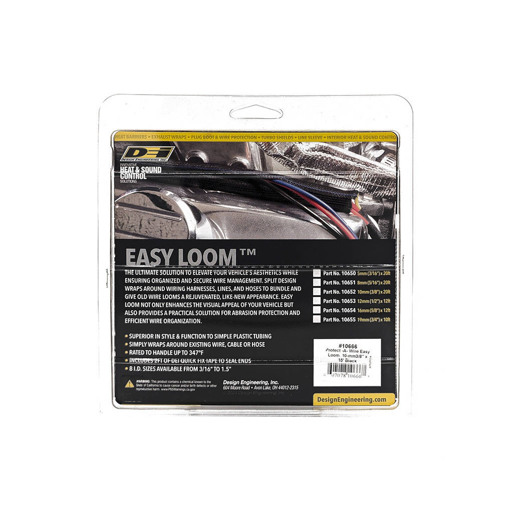 DEI 010666 Захист шлангів Split Wire Sleeve Easy Loom 10mm-3/8 "x 10 'Black Photo-7