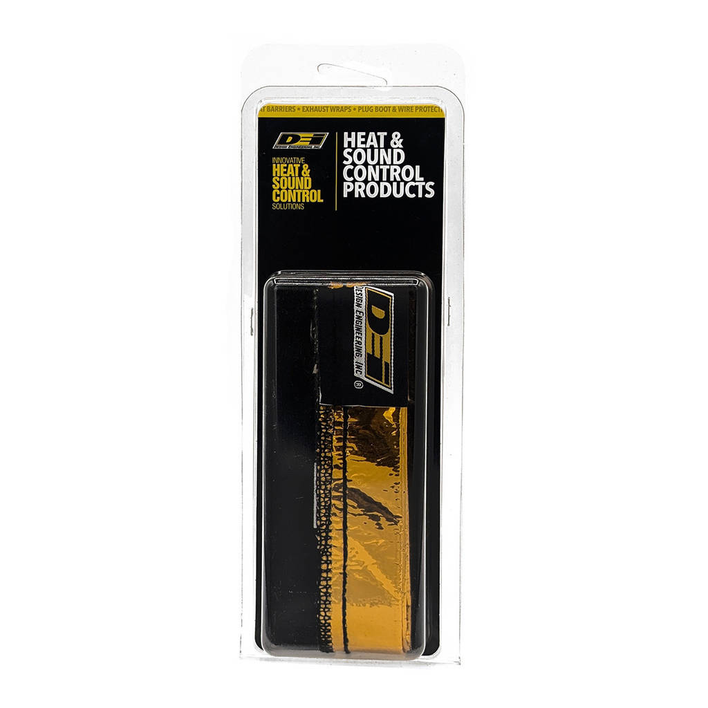 DEI 010916 Термозащита шлангів та проводів Heat Sheath GOLD, 1.27см х 91.4см (0.5 "x 36") Photo-1