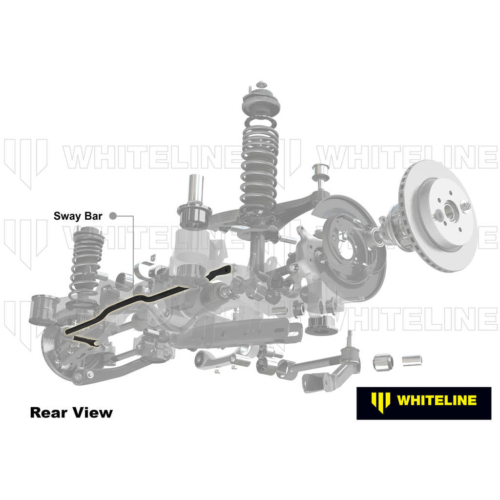 WHITELINE BBR38Z Задній стабілізатор поперечної стійкості 22 мм посилений регульований для BMW 3 Series E36 1991-2001 Photo-1