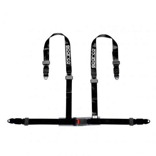 SPARCO 04604BV1NR Ремінь/ремені безпеки CLUB H-4, тюнінг, 4 точки, 2 ", ECE, болти, чорний Photo-0