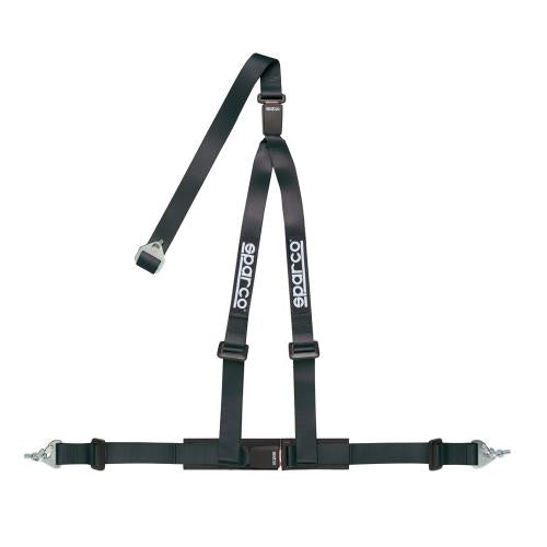 SPARCO 04608DF1NR Ремінь/ремені безпеки CLUB H-3M DUAL, тюнінг, 3 точки, 2 ", ECE, гачки, чорний Photo-0
