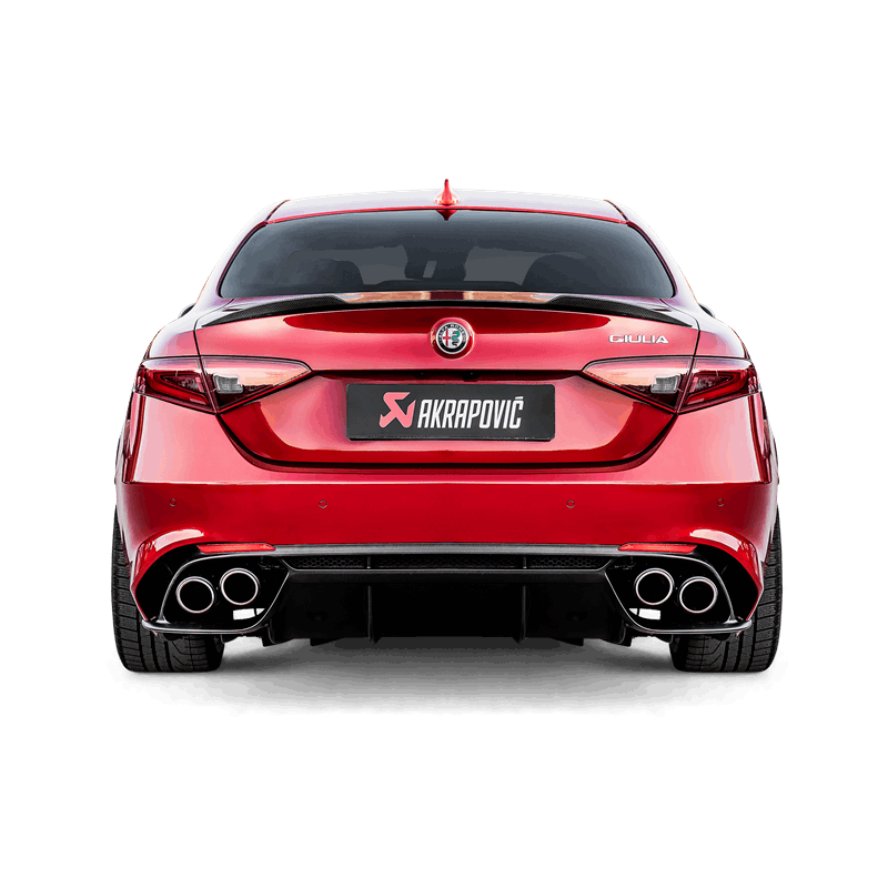 AKRAPOVIC S-AR/TI/1H Вихлопна система Evolution Line (Titanium) для ALFA ROMEO ROMEO Giulia Quadrifoglio Photo-2