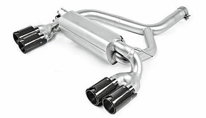 EISENMANN B5453.00904.C Вихлопна система CP + RM EG 4x ? 90 mm Tip Carbon chrome/black BMW F87 M2 MT Photo-1
