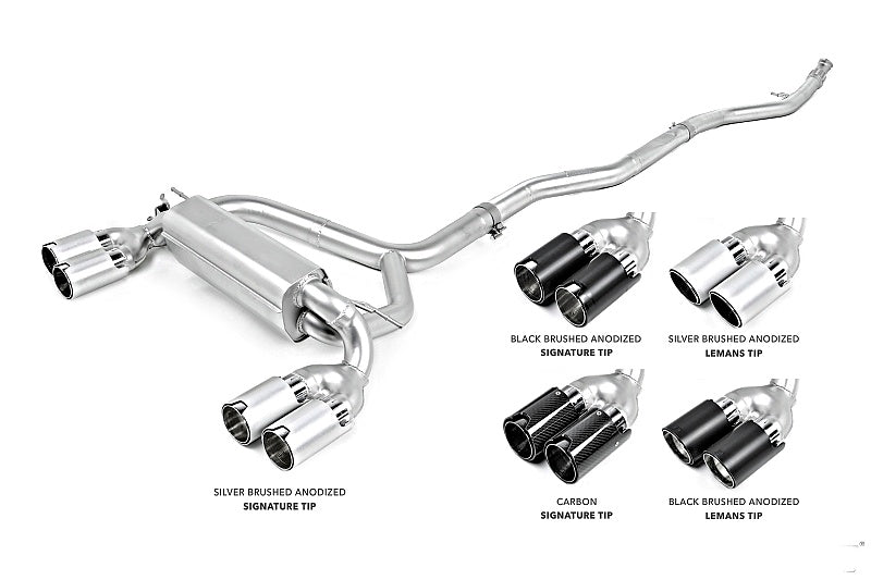 EISENMANN B5453.00904.C Вихлопна система CP + RM EG 4x ? 90 mm Tip Carbon chrome/black BMW F87 M2 MT Photo-0