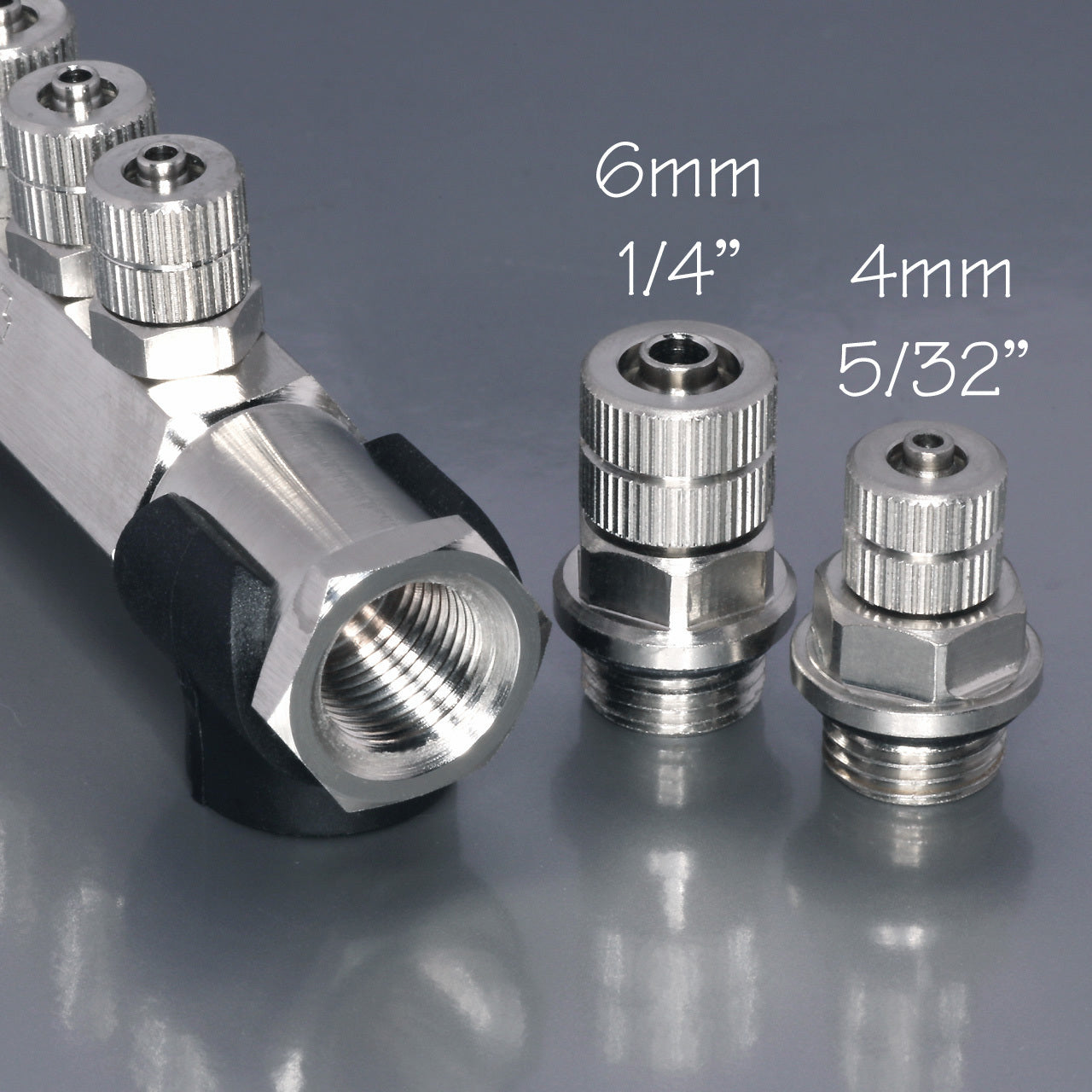 AQUAMIST 806-404 Колектор шестигранний під шланг 4 мм, 6 виходів Photo-2