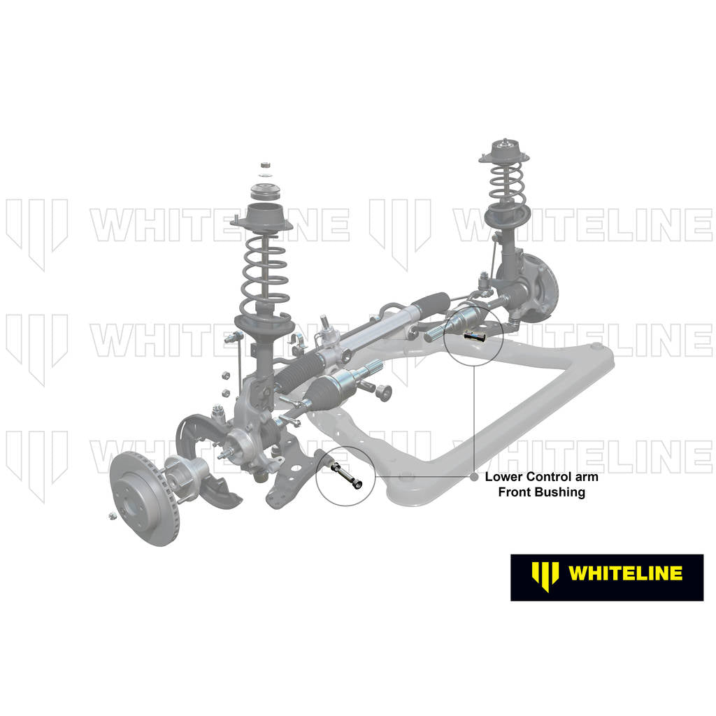 WHITELINE W0503 Комплект внутрішньої передньої втулки переднього нижнього важеля підвіски для Audi/VW PQ35/MQB Fwd/Awd Photo-2