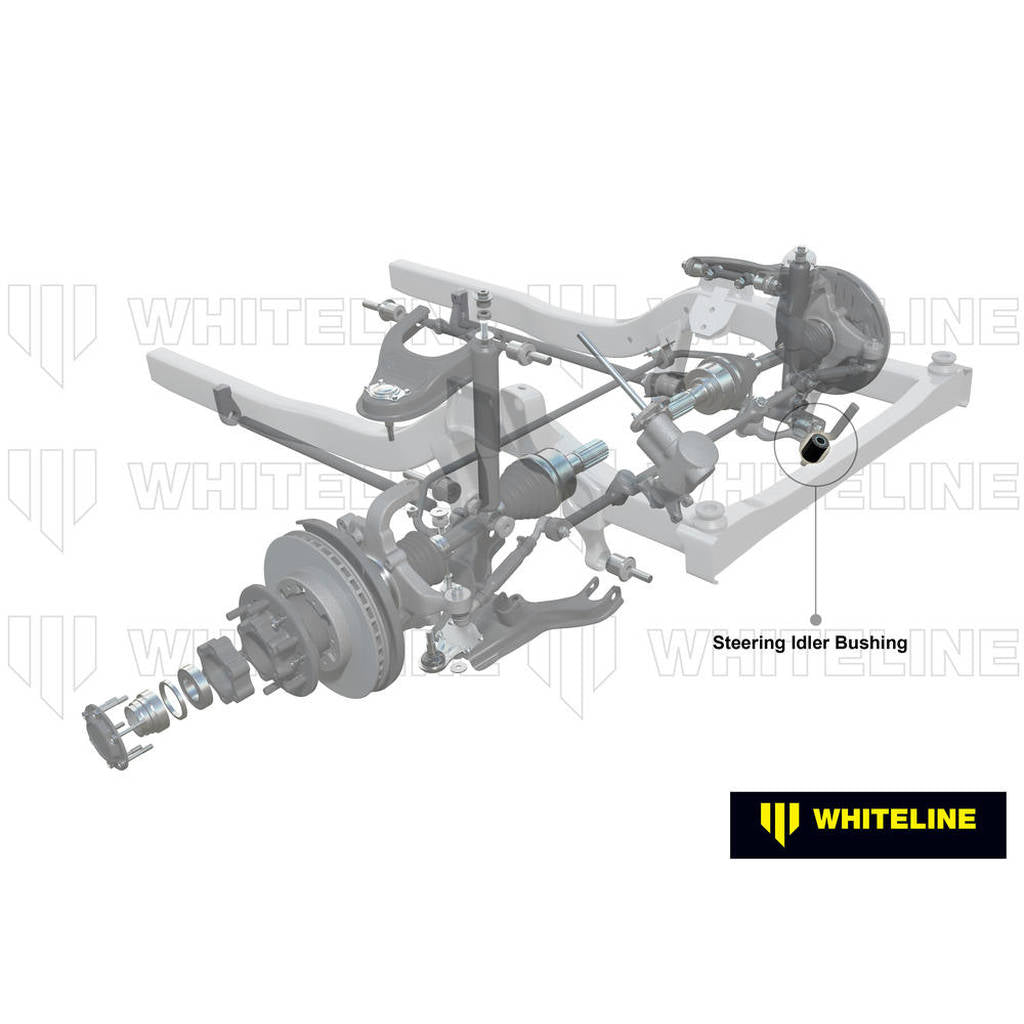 WHITELINE W11010 Комплект втулок переднього маятникового важеля рульового керування для Chrysler, Mazda, Mitsubishi/Nissan Photo-1
