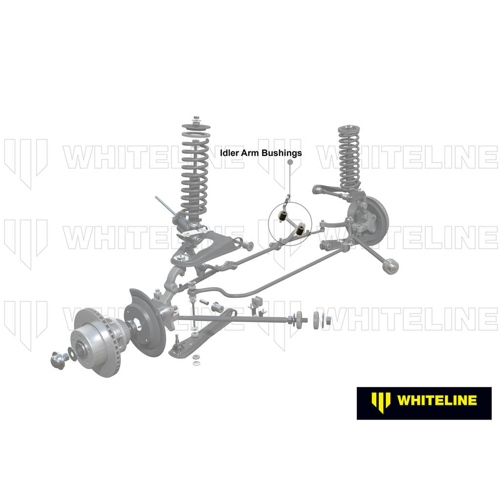 WHITELINE W11057 Комплект втулок переднього маятникового важеля рульового керування для Nissan 720, Navara D21/Pathfinder WD21 Photo-2