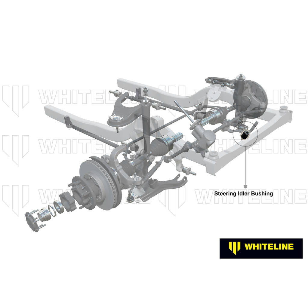 WHITELINE W12580 Комплект втулок переднього маятникового важеля рульового керування для Toyota HiLux/4Runner Photo-1