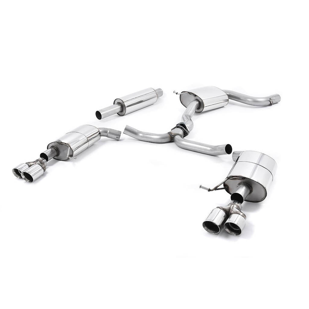MILLTEK SSXSE170 Кат-бек Twin 80mm GT80 ECA для SEAT Leon ST Cupra 280 & 290 2.0 TSI Photo-0
